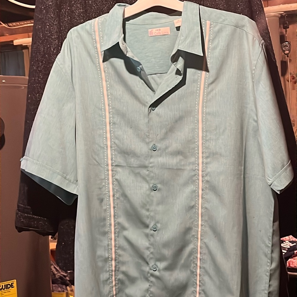 Café Luna, men’s bowling shirt